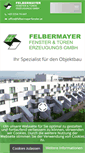 Mobile Screenshot of felbermayerfenster.at
